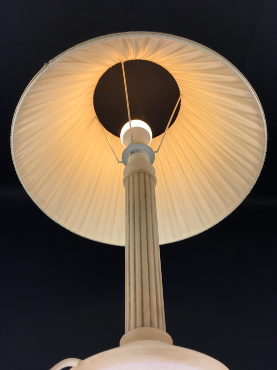 Image 1 of Hollywood Regency Alabaster table lamp