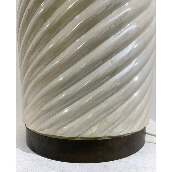 Image 1 of Lampada da tavolo vintage in ceramica di Tommaso Barbi, Italia 1970