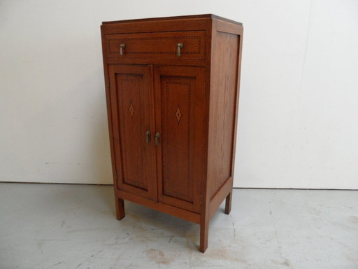Vintage Oak Two Door Cabinet