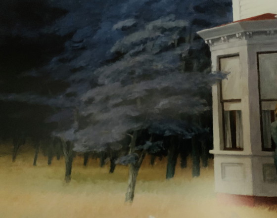 Image 1 of Edward Hopper: "Cape Cod Evening, 1939." Firmato sulla lastra. 