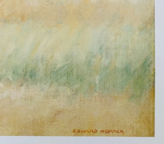 Image 1 of Edward Hopper: "Cape Cod Evening, 1939." Firmato sulla lastra. 