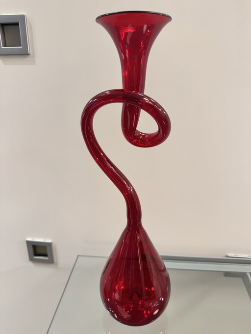 La Murrina Vase (Mouth Blown Murrano Glass)