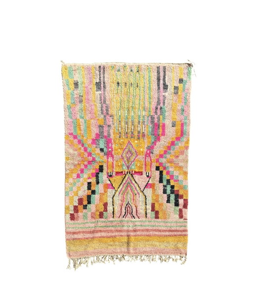 Moroccan Colorful Berber Wool Rug 