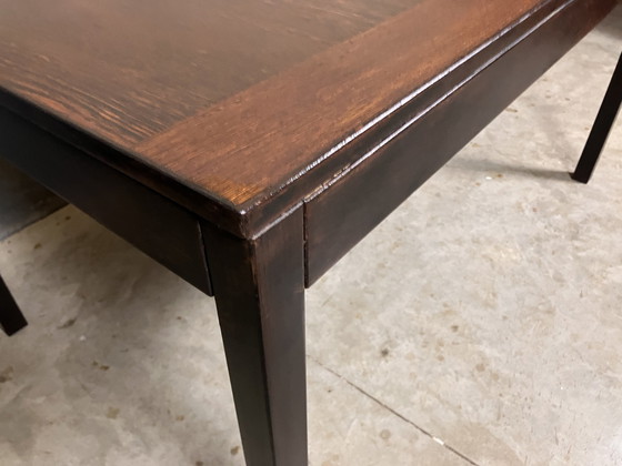 Image 1 of Wenge Extendable Table Desk Mid - Century