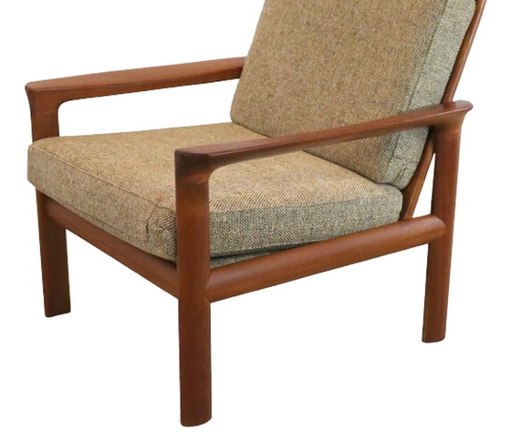 Image 1 of Sven Ellekaer pour Komfort Fauteuil Borneo 'Fasterholt' vintage