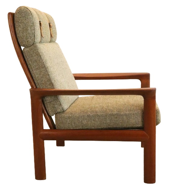 Image 1 of Sven Ellekaer pour Komfort Fauteuil Borneo 'Fasterholt' vintage