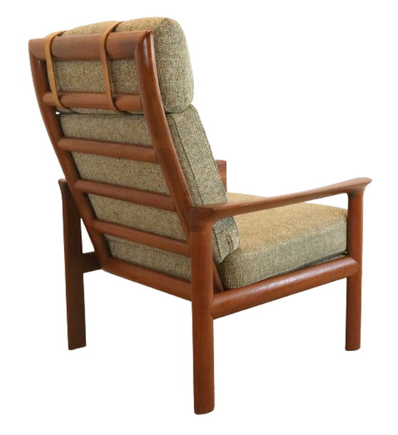Image 1 of Sven Ellekaer pour Komfort Fauteuil Borneo 'Fasterholt' vintage
