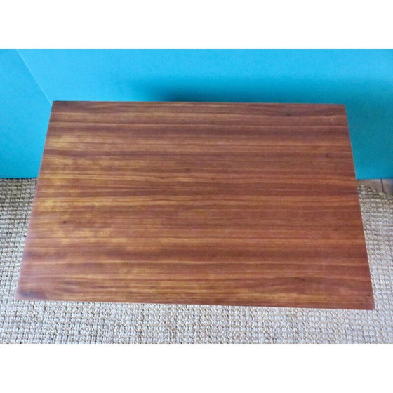 Image 1 of Comodino vintage con cassetto inclinato, Danimarca 1950