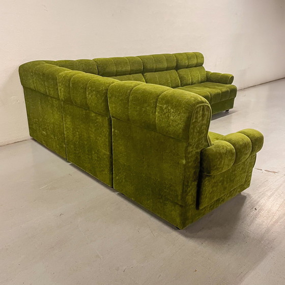 Image 1 of Green Modular Element Sofa - Mid - Century Modern - 70S