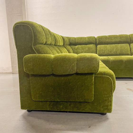 Image 1 of Green Modular Element Sofa - Mid - Century Modern - 70S