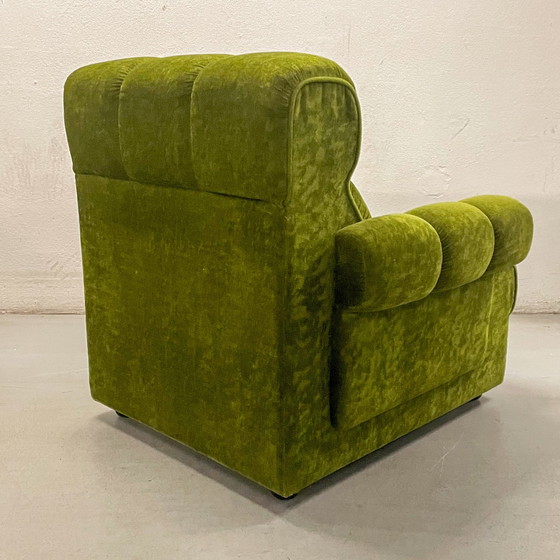 Image 1 of Green Modular Element Sofa - Mid - Century Modern - 70S