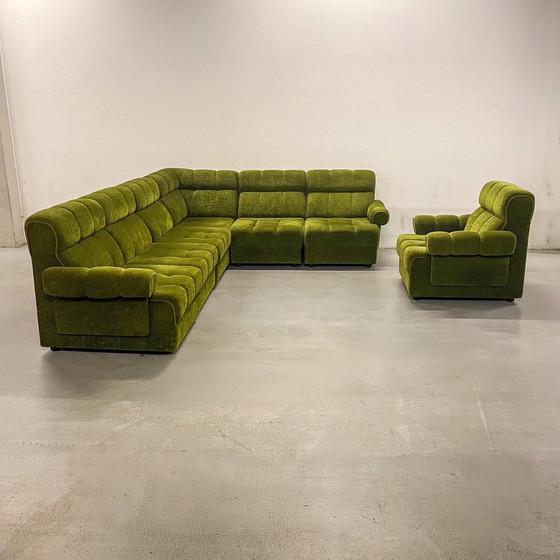 Image 1 of Green Modular Element Sofa - Mid - Century Modern - 70S