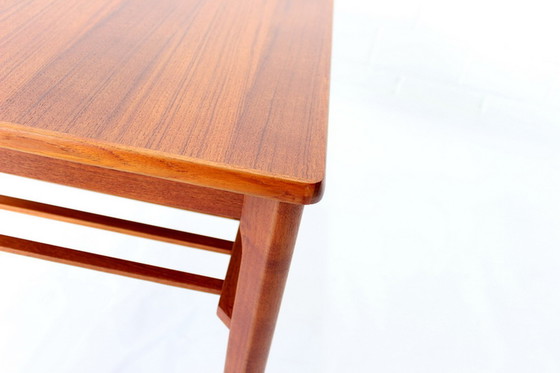 Image 1 of Henning Kjaernulf for Vejle Møbelfabrik coffee table / side table with shelf