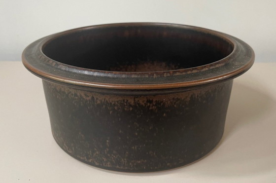 Image 1 of Arabia Finland - Large Lidded Serving Bowl Ruska - Design Ulla Procope