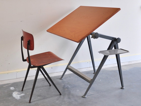 Image 1 of F. Kramer & W. Rietveld For Ahrend the Circle - Drawing Table Reply