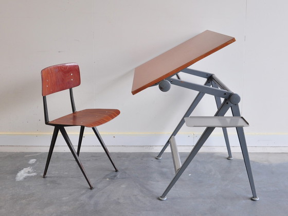 Image 1 of F. Kramer & W. Rietveld For Ahrend the Circle - Drawing Table Reply