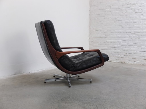 Rare Swivel Lounge Chair By Eugen Schmidt For Soloform, 1960S