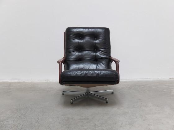 Image 1 of Rare Swivel Lounge Chair By Eugen Schmidt For Soloform, 1960S