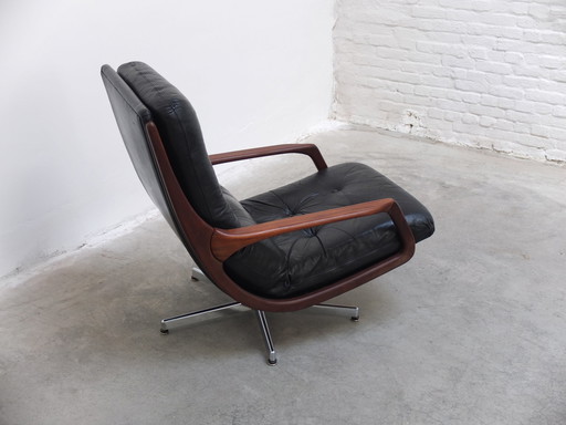 Rare Swivel Lounge Chair By Eugen Schmidt For Soloform, 1960S