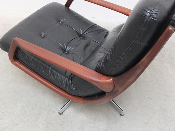 Image 1 of Rare Swivel Lounge Chair By Eugen Schmidt For Soloform, 1960S