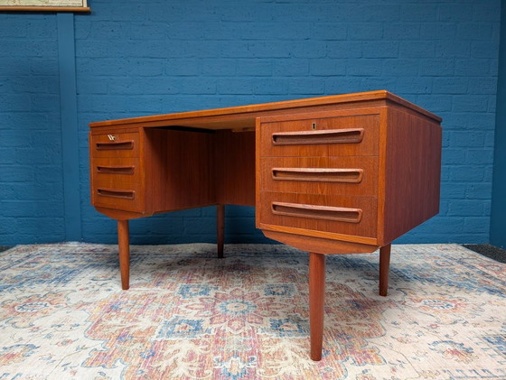 Image 1 of Vintage Desk, A.P. Møbler, Danish Design From The 1960s