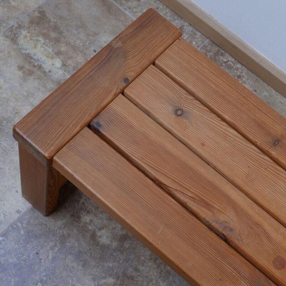 Image 1 of Vintage Pine Bench, Swedish 1960s