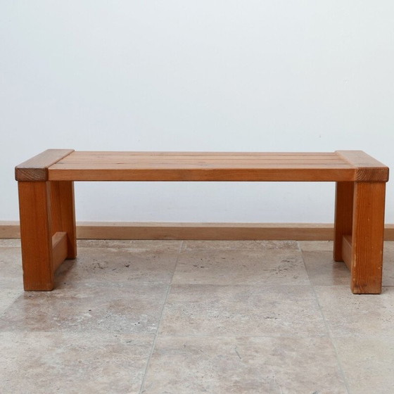 Image 1 of Vintage Pine Bench, Swedish 1960s