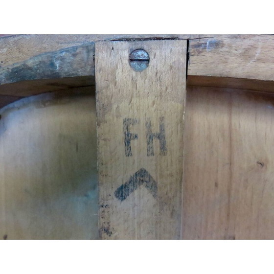 Image 1 of Vintage swivel desk chair by Manus Stephensen for Fritz Hansen, Denmark 1940s