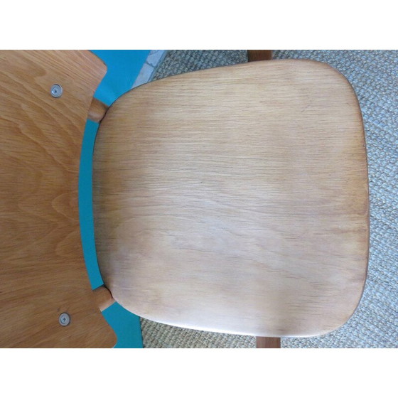 Image 1 of Vintage swivel desk chair by Manus Stephensen for Fritz Hansen, Denmark 1940s