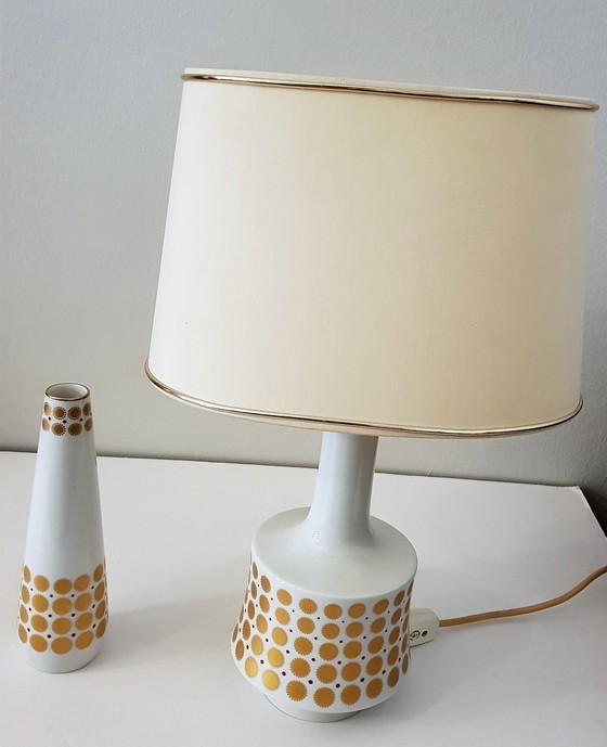 Image 1 of Table Lamp And Vase, 1960S