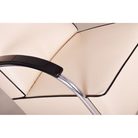 Image 1 of Coppia di poltrone vintage Bauhaus bianche di Mucke Melder, anni '30