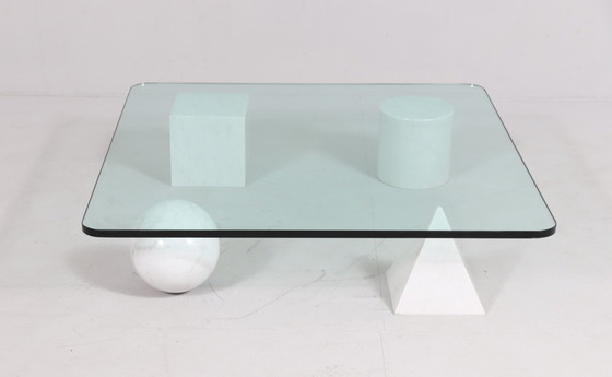 Image 1 of  Coffee Table Made of Carrara Marble by Massimo And Lella Vignelli For Casigliani, Model: 'Metafora', Italy, 1980s