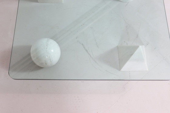 Image 1 of  Coffee Table Made of Carrara Marble by Massimo And Lella Vignelli For Casigliani, Model: 'Metafora', Italy, 1980s