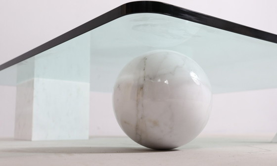 Image 1 of  Coffee Table Made of Carrara Marble by Massimo And Lella Vignelli For Casigliani, Model: 'Metafora', Italy, 1980s