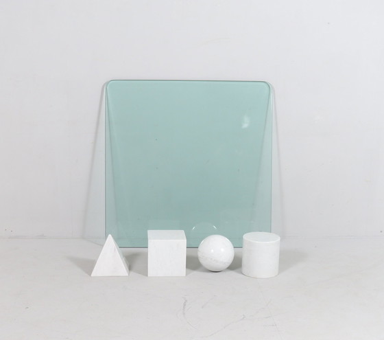 Image 1 of  Coffee Table Made of Carrara Marble by Massimo And Lella Vignelli For Casigliani, Model: 'Metafora', Italy, 1980s