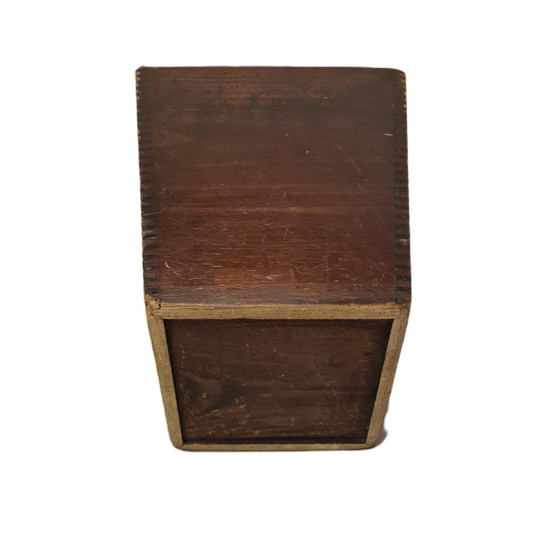 Image 1 of Vintage Wooden Trash Can, 1950s/60s