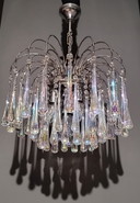 Vintage Seventies Murano Teardrops Chandelier