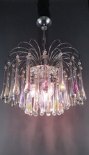 Vintage Seventies Murano Teardrops Chandelier