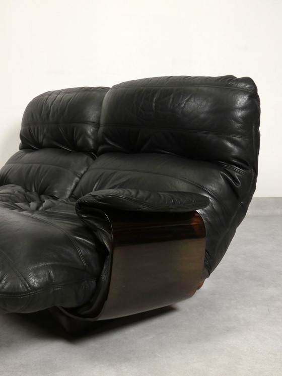 Image 1 of Ligne Roset Marsala - Black Leather