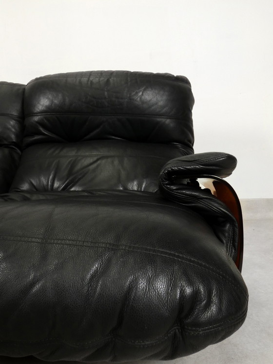 Image 1 of Ligne Roset Marsala - Black Leather