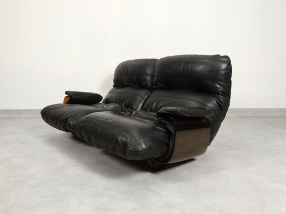 Image 1 of Ligne Roset Marsala - Black Leather