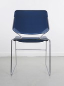 6x Blue Matrix chairs T. Tolleson
