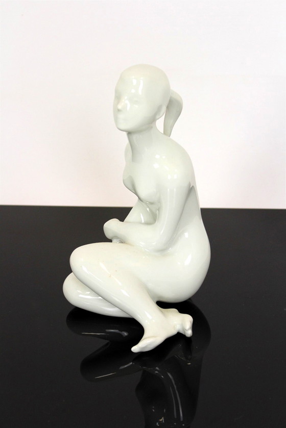 Image 1 of Czechoslovakian Figurine From Royal Dux, 1960S