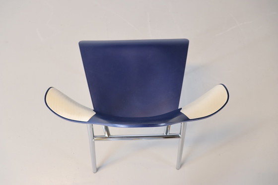 Image 1 of 4x Drabert Parlando chair blue