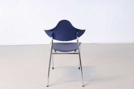 Image 1 of 4x Drabert Parlando chair blue