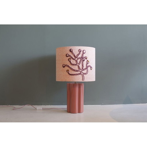 Lampada da tavolo in ceramica vintage