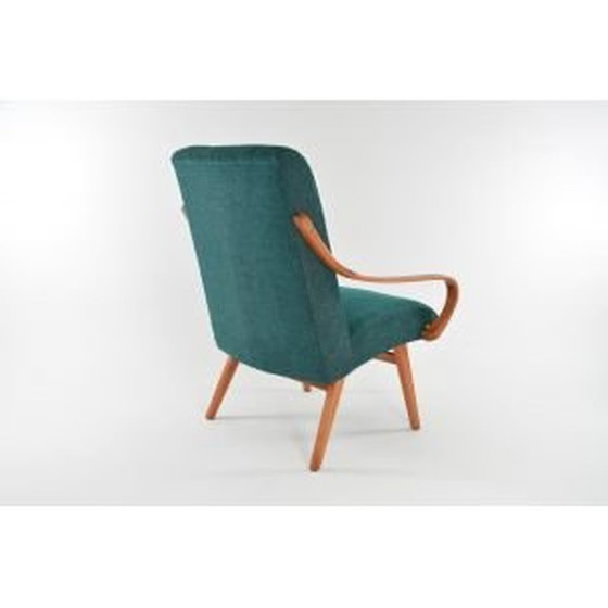 Image 1 of Vintage armchair green tone, Czechoslovakian 1960s