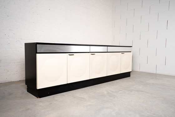 Image 1 of Brutalist cabinet off white 