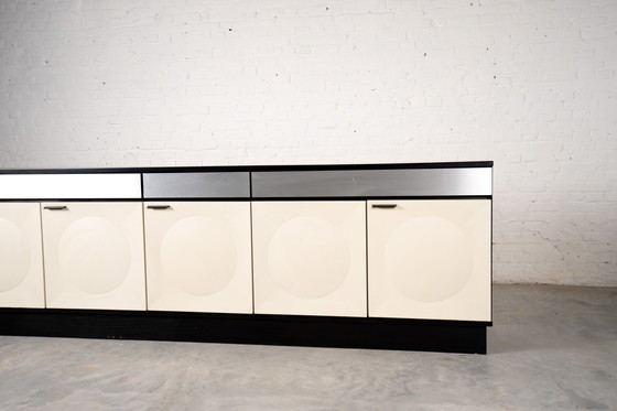 Image 1 of Brutalist cabinet off white 