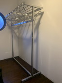 Vintage Coat Rack Chrome